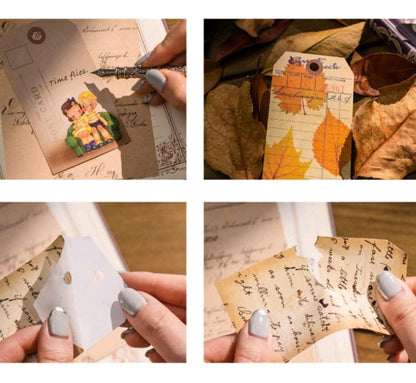 RETRO OLD LABLE – Fallen Leaf Notes, CPJ364
