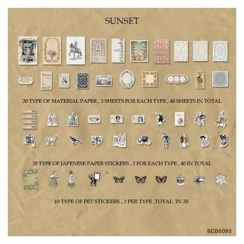 PAPER CUT OUT – Sunset, CPJ367
