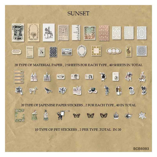 PAPER CUT OUT – Sunset, CPJ367