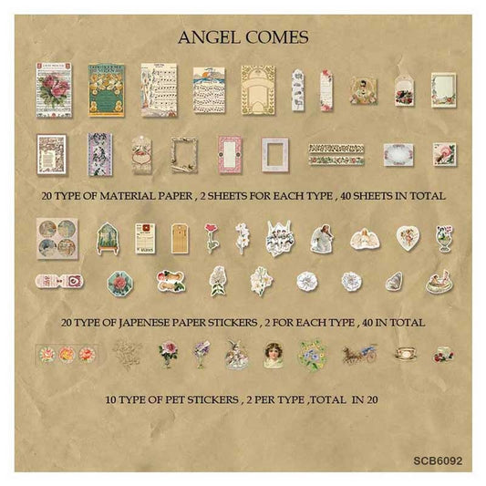 PAPER CUT OUT –  Angel Comes, CPJ368