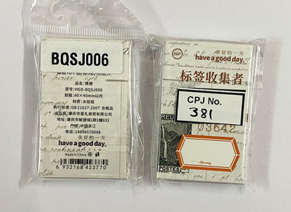 PAPER CUTOUT LABLE STICKER – CPJ381