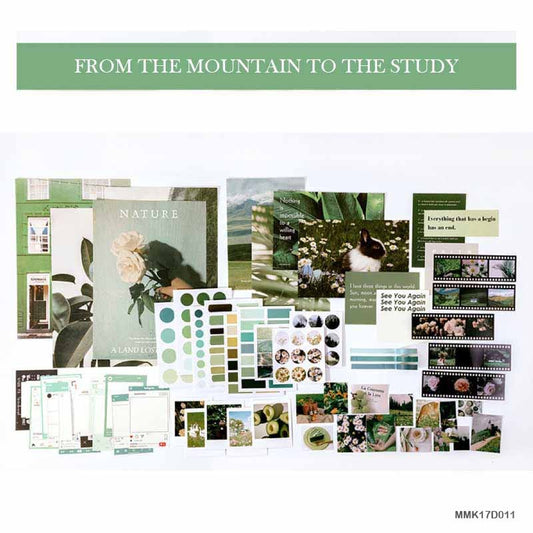 Paper Cutout – From the Mountain to the Study, CPJ393