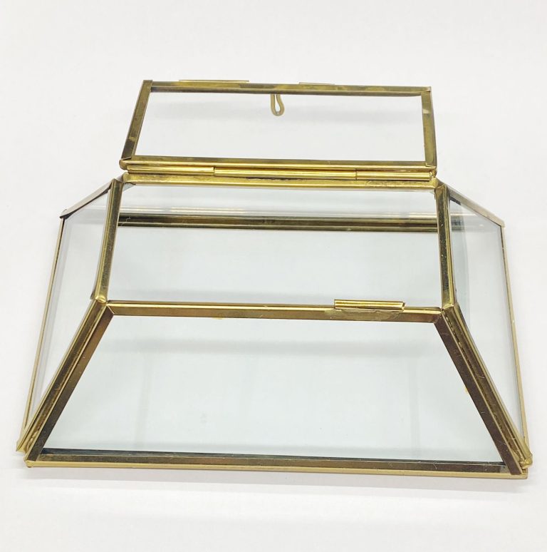 Vintage Glass Box – 6 x 4 inch