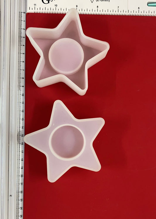 Mould- Star TeaLight Candle Holder – Design 407