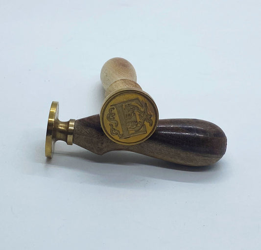 Wax Seal Stamp Letter E , design no. -224