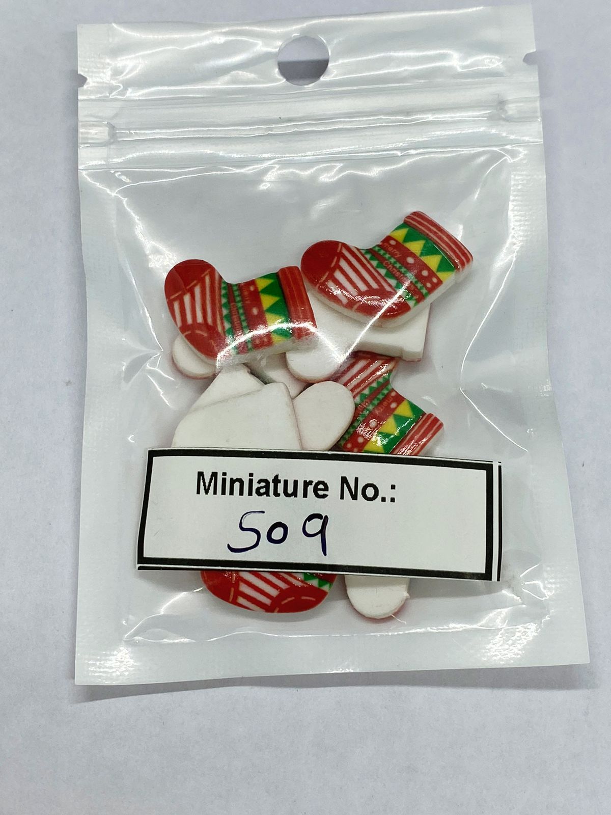 Christmas Miniature, 10 pieces, Design 509