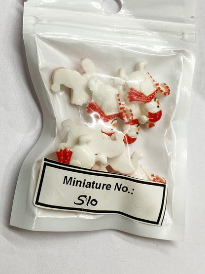 Christmas Miniature, 10 pieces, Design 510