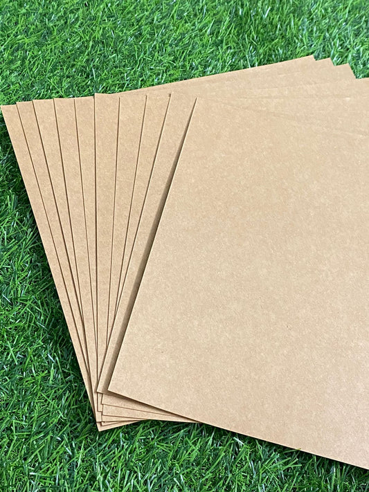 Brown / Khakhi / Kraft Cardstock- 250 GSM- 12x 12 - 50 sheets
