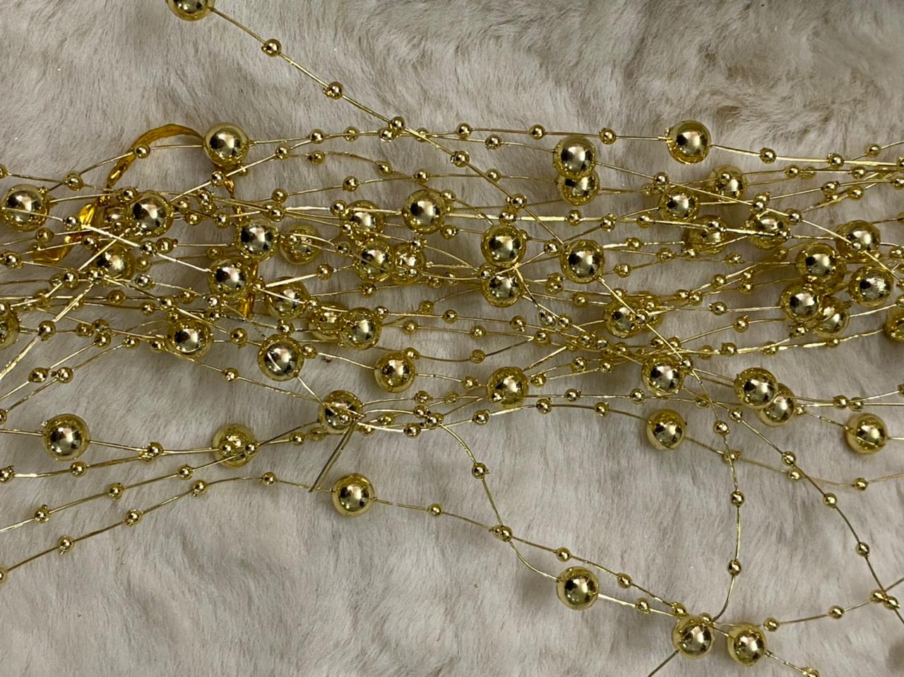 Golden Beads Lace- 5 mtr
