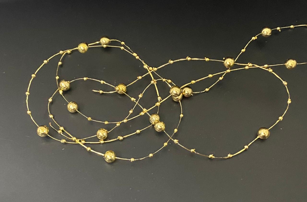 Golden Beads Lace- 5 mtr