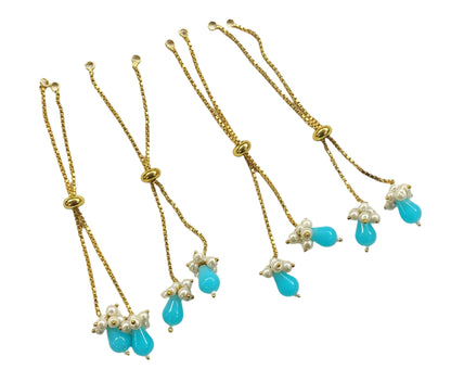 Rakhi Bracelet – 4 pieces BL-13 Light Blue