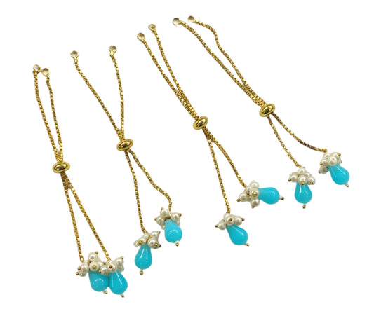 Rakhi Bracelet – 4 pieces BL-13 Light Blue