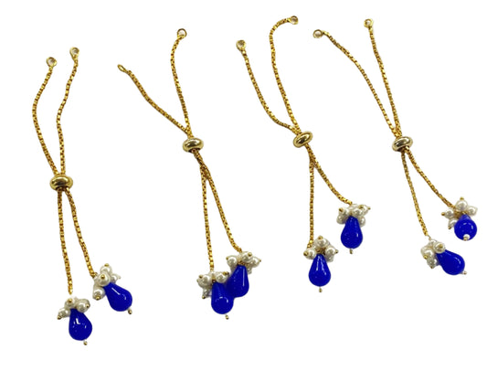 Rakhi Bracelet – 4 pieces BL-17 Royal Blue