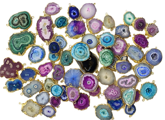 Rakhi Agate Charm -10 pieces