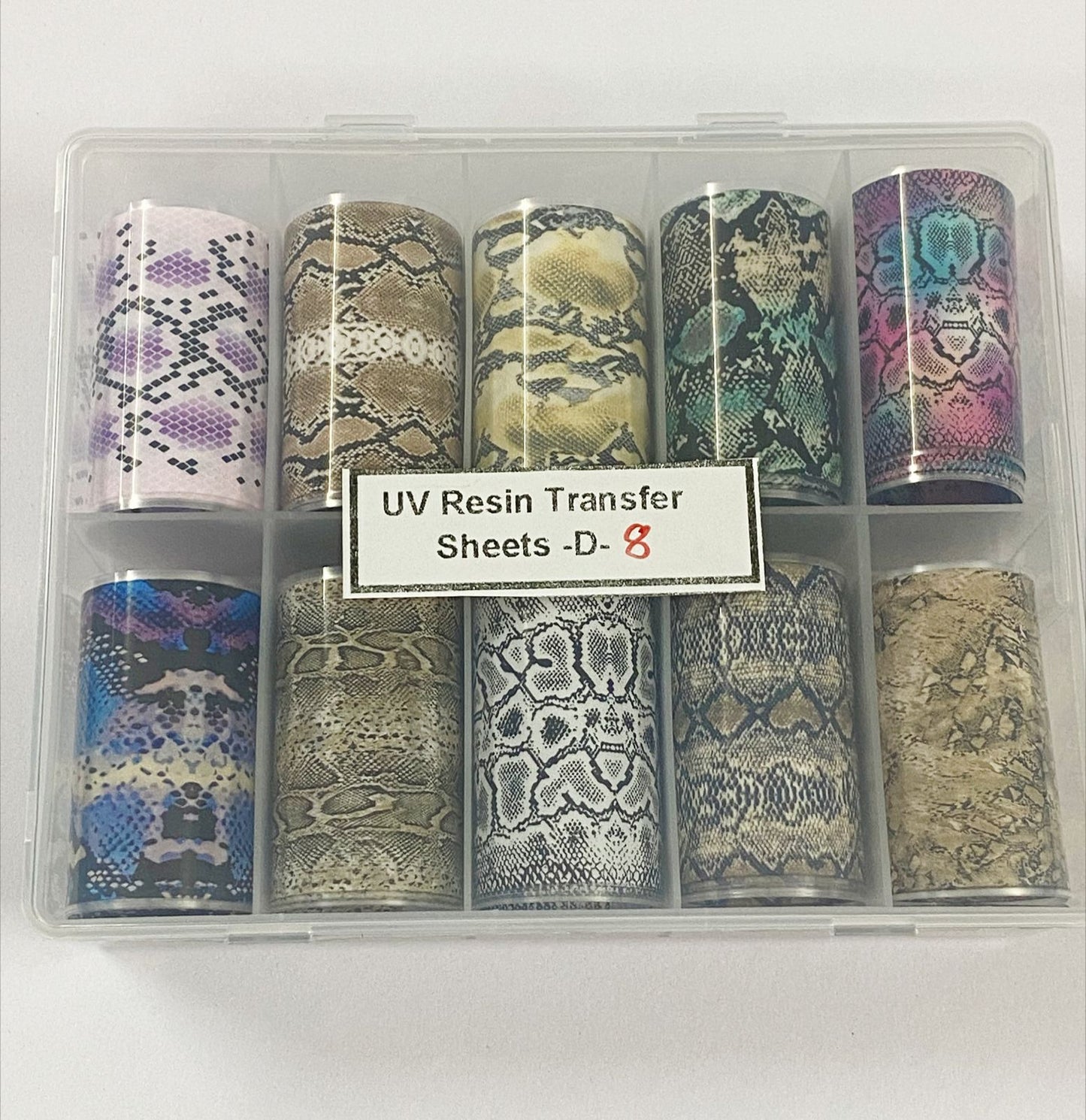 UV Resin Transfer Sheets -D- 8