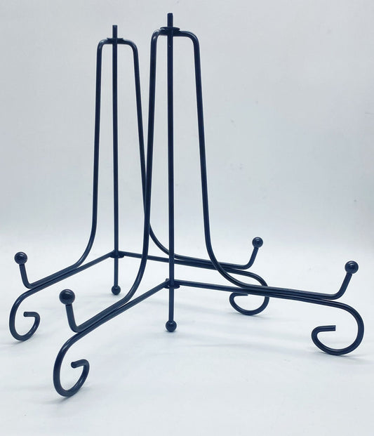 Metal Stand Foldable- 8 inch – 2 pieces- Black