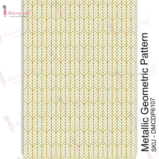 Metallic Geometric pattern – Transfer Me