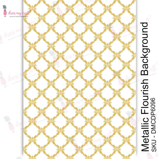 Metallic Flourish Background – Transfer Me