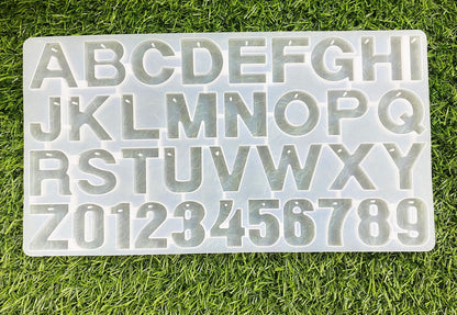 Mould- Design 468 Alphabets with hole