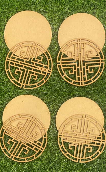 Coasters Set – Circle  CO - 6