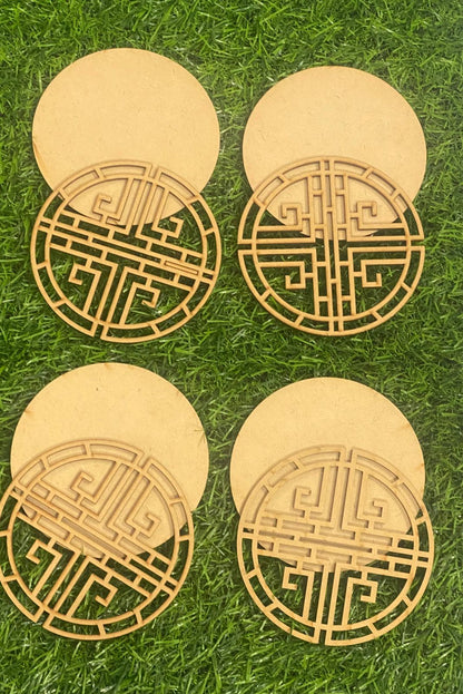 Coasters Set – Circle  CO - 6