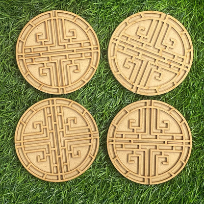Coasters Set – Circle  CO - 6