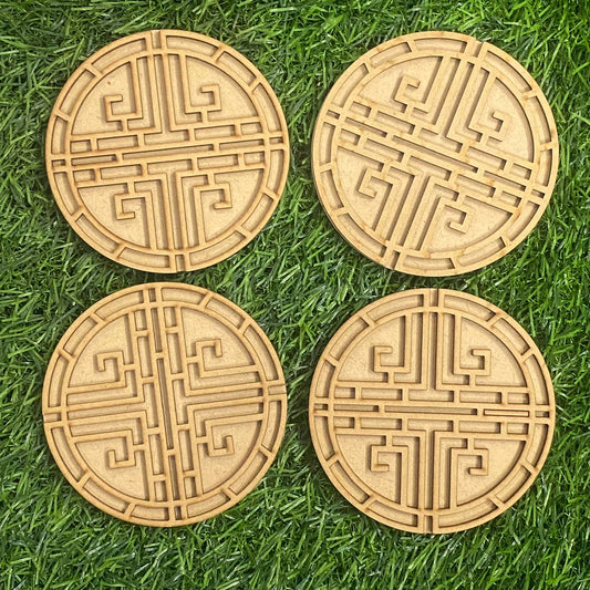 Coasters Set – Circle  CO - 6