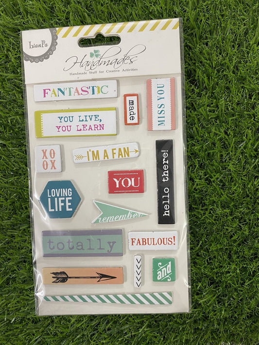 Sticker for Scrapbooking- fantastic