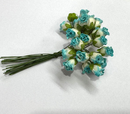 Mulberry Mini Rose Buds- 25 pieces