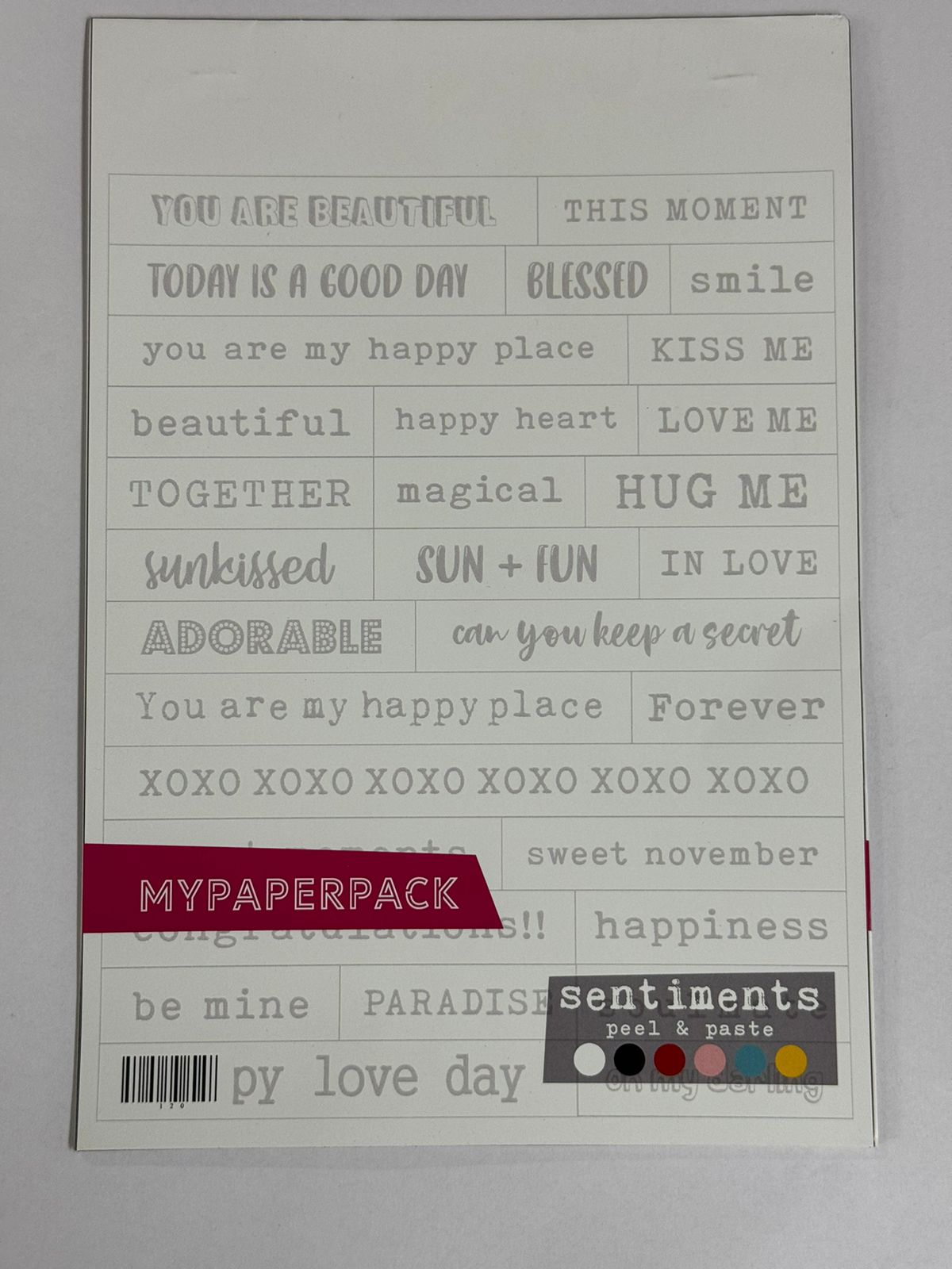Peelable Sentiments Sentiment Peel & Paste | Crafteriaa – Craftpriyaa