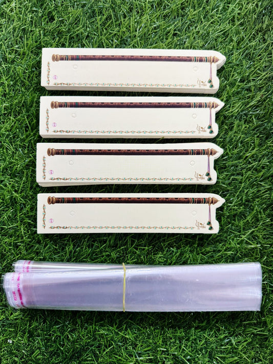 Rakhi Packaging Covers - 100 pieces  (Cards+ Polybag) design -9