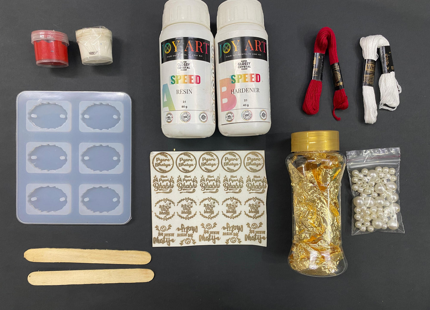 Resin Rakhi Making Kit – No.1
