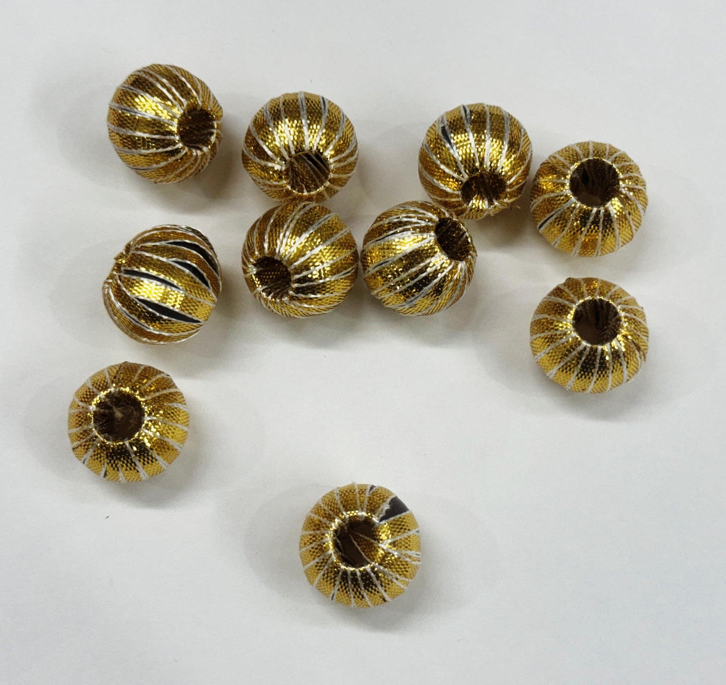 Gota Patti Balls - 10 pieces,  Color- Gold