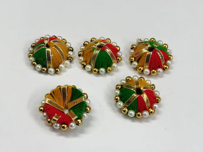 Cap- 5 pieces,  Color- Multi color