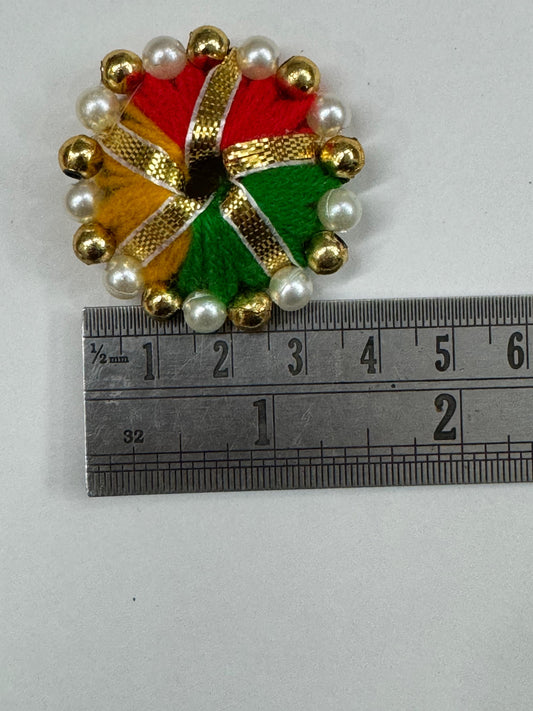 Cap- 5 pieces,  Color- Pink
