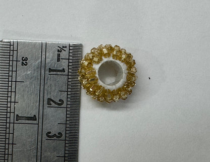 Glitter Balls - 10 pieces,  Color- Gold
