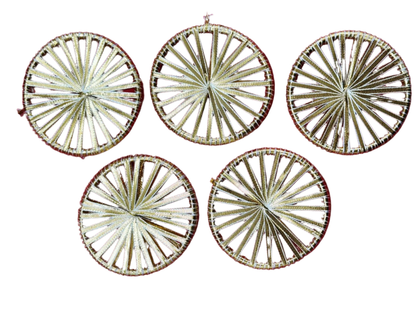 Gota patti Ring 4 inch- 25  pieces- Gold