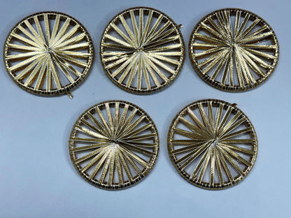 Gota patti Ring 4 inch- 25  pieces- Gold