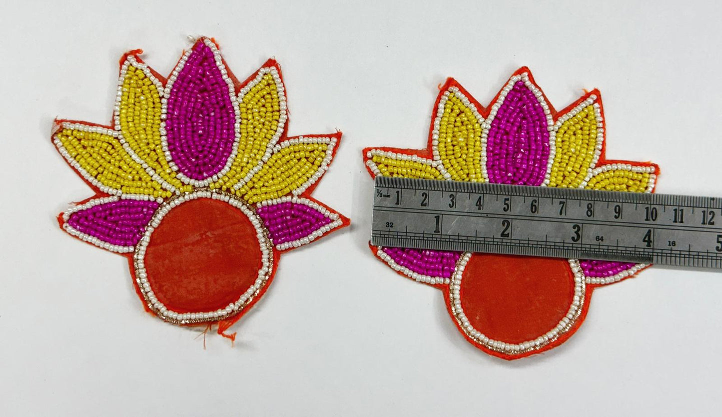Lotus Flower Patch- 2 pieces, Design -1