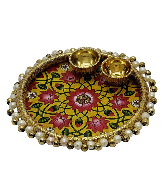 Ready To use Thali - 1 piece, Design -2