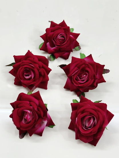 Velvet ROSES- 5 pieces shade - Dark Pink