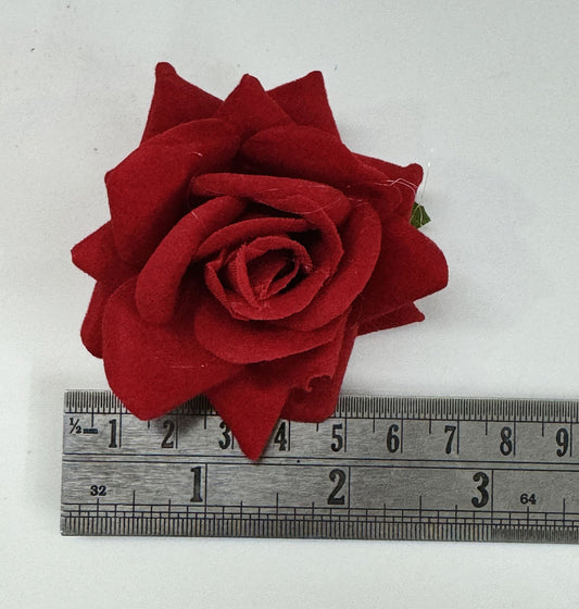 Velvet ROSES- 5 pieces shade - Red
