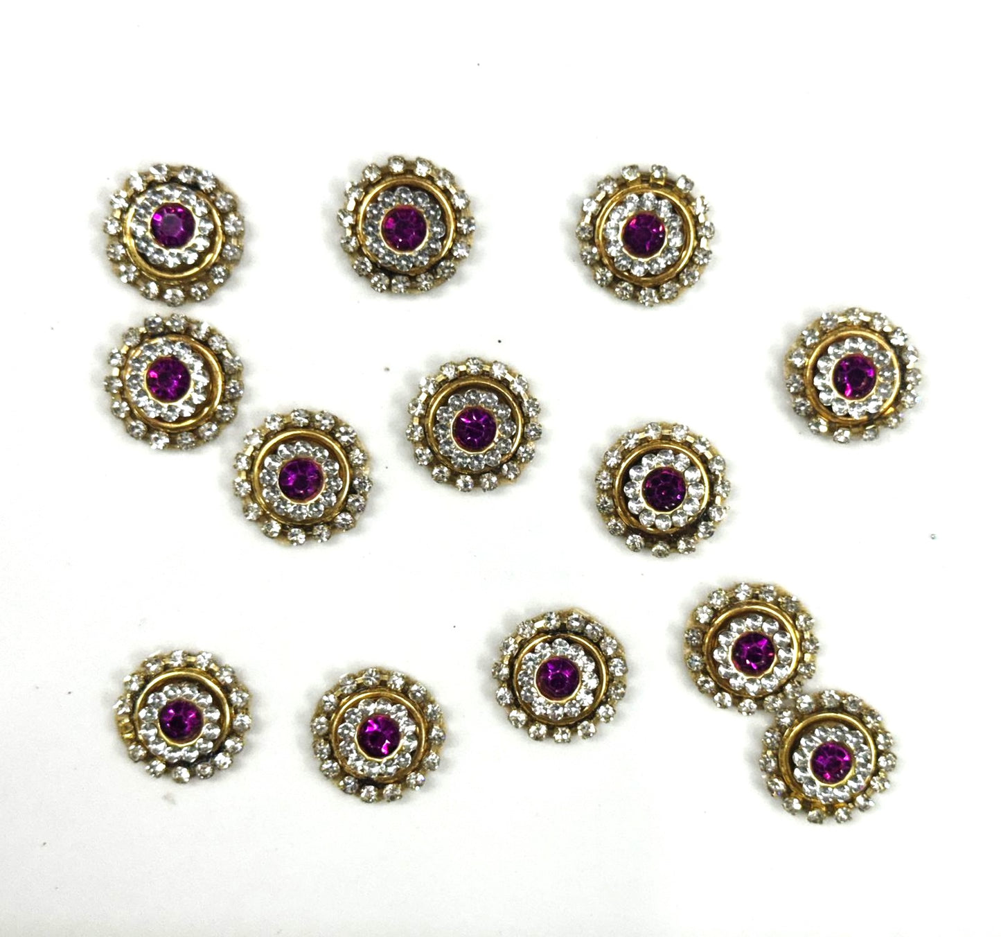 Buttons 10 pieces - pink