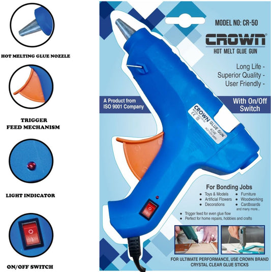 Glue Gun - 50 watts,  Model: CR 50 - 1 Piece