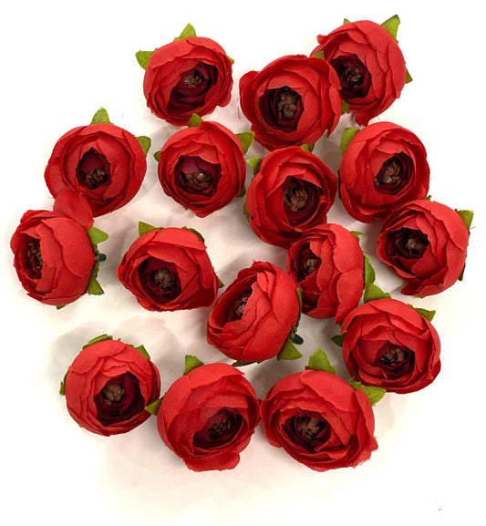Red Peony Flowers- 50 Pieces Shade 46