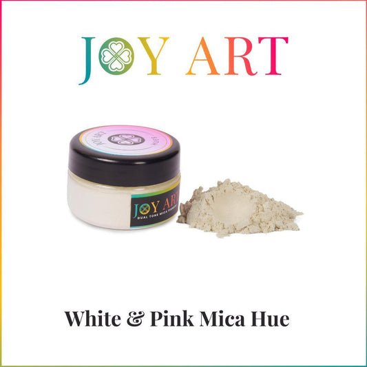 White and Pink Mica Pigment