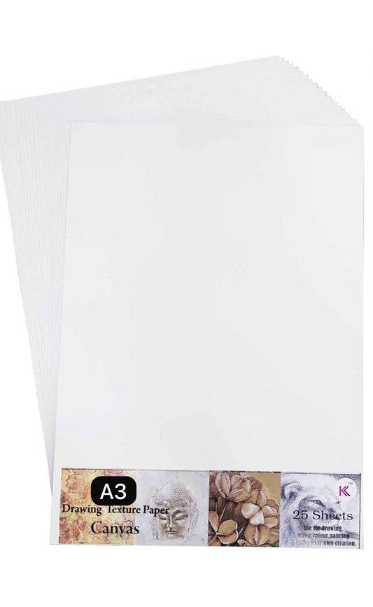A3 Drawing Texture Paper - Canvas