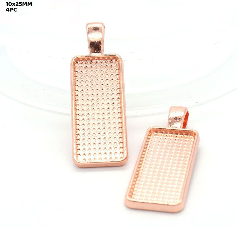 Vintage Pendent Base - 4 pieces - Design 1