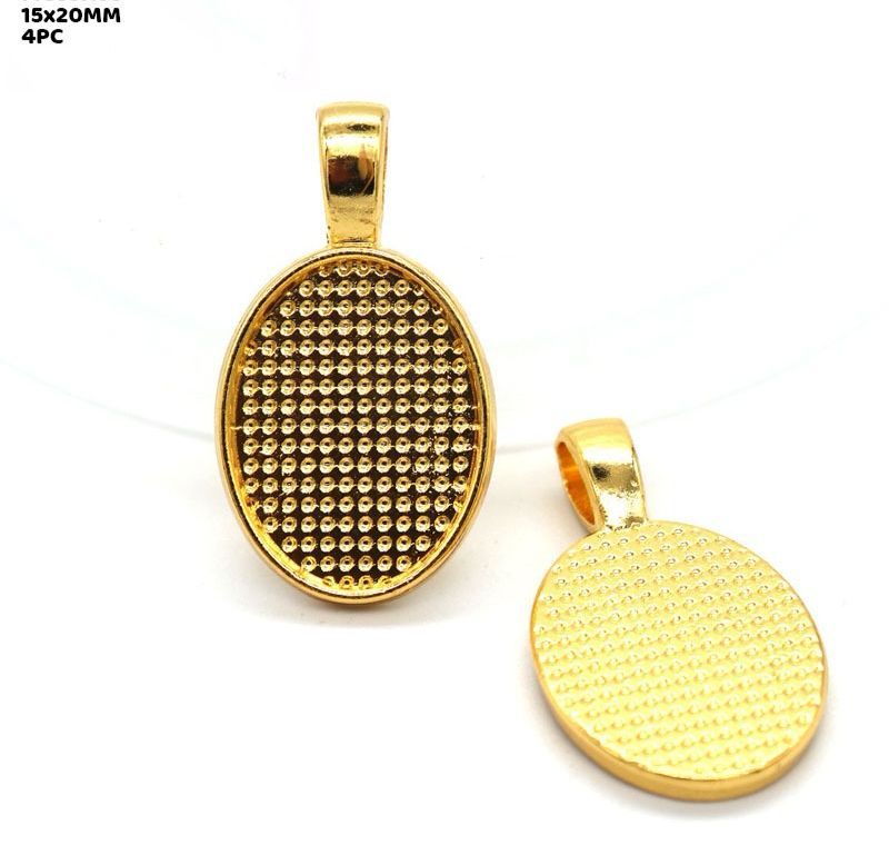 Vintage Pendent Base - 4 pieces - Design 4