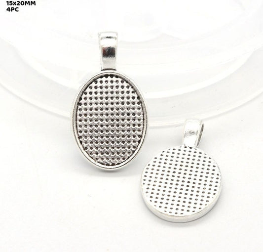 Vintage Pendent Base - 4 pieces - Design 8